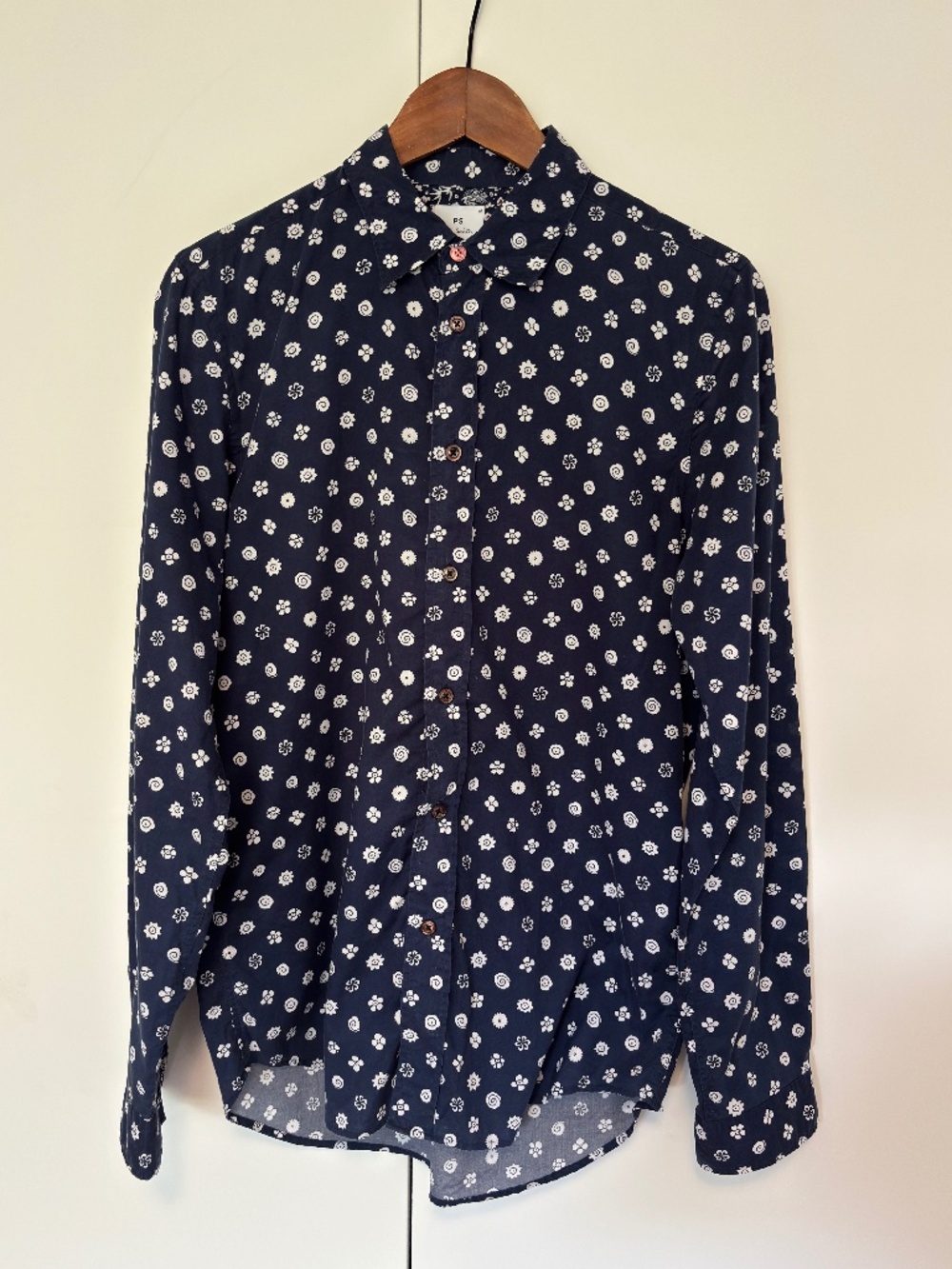 Paul Smith Graphic lightweight button down shirt. M